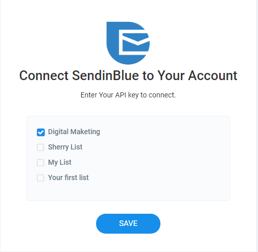 Replug Sendinblue Integration