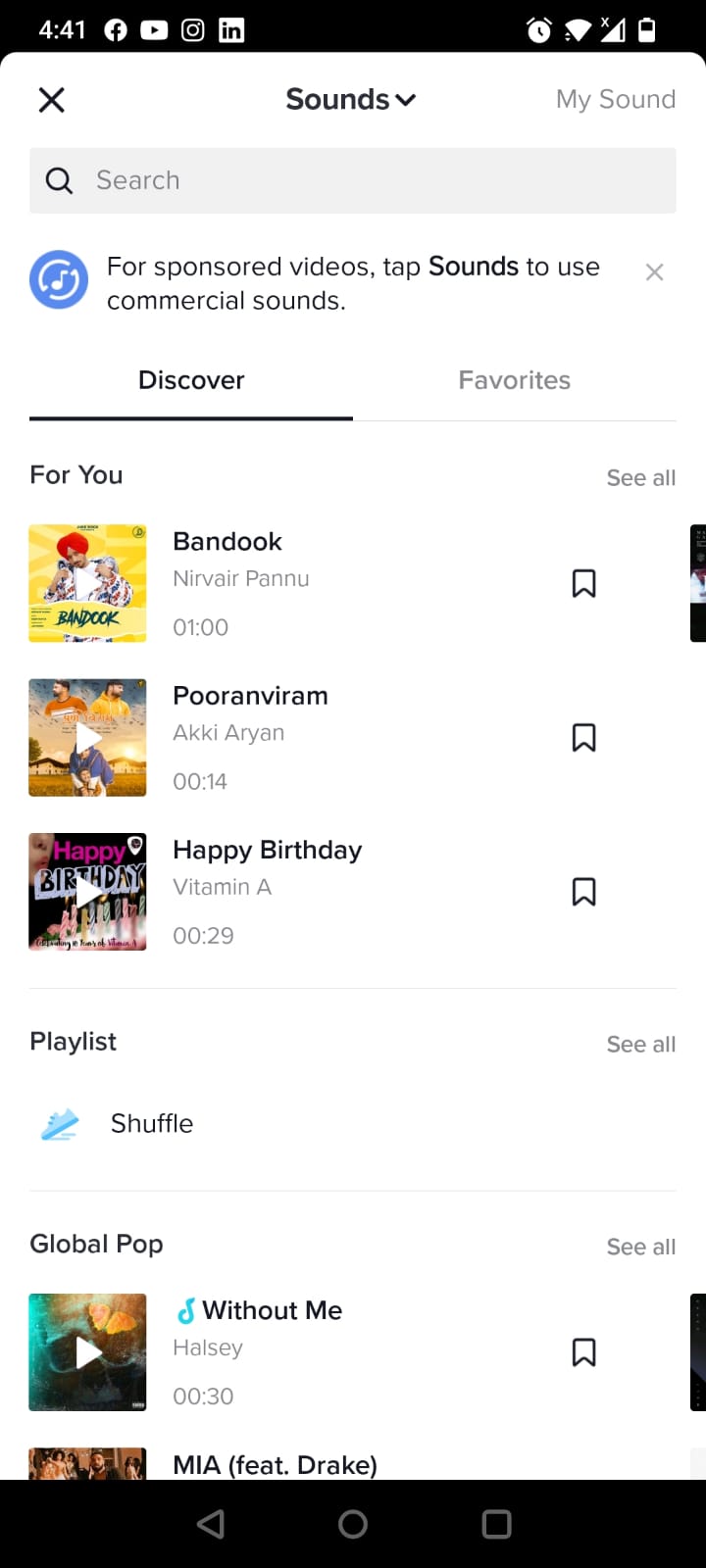 add sound tiktok