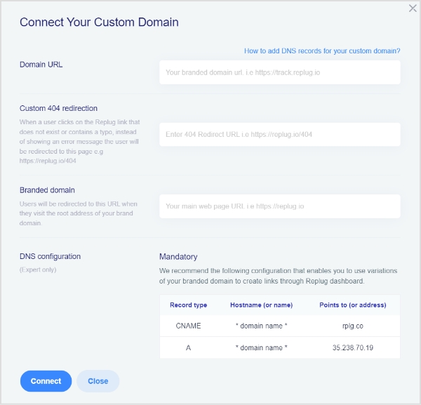 custom domain