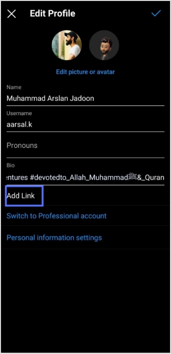 add link
