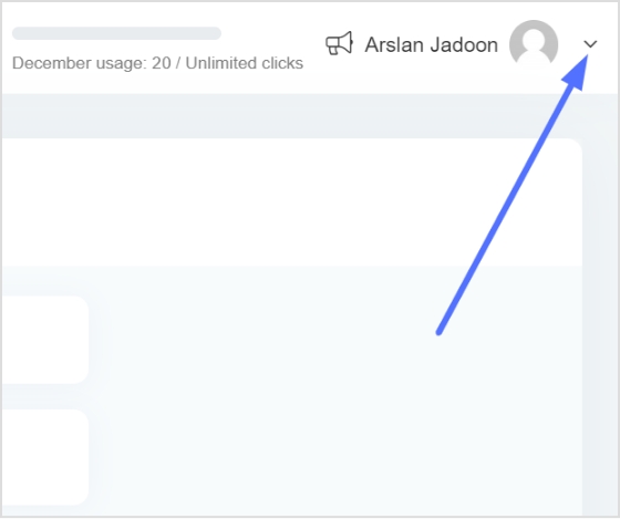 click dropdown icon