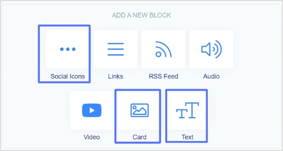 social icons and next