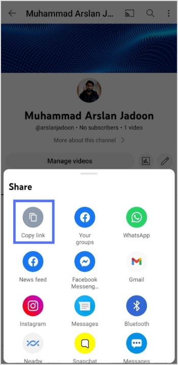 copy url