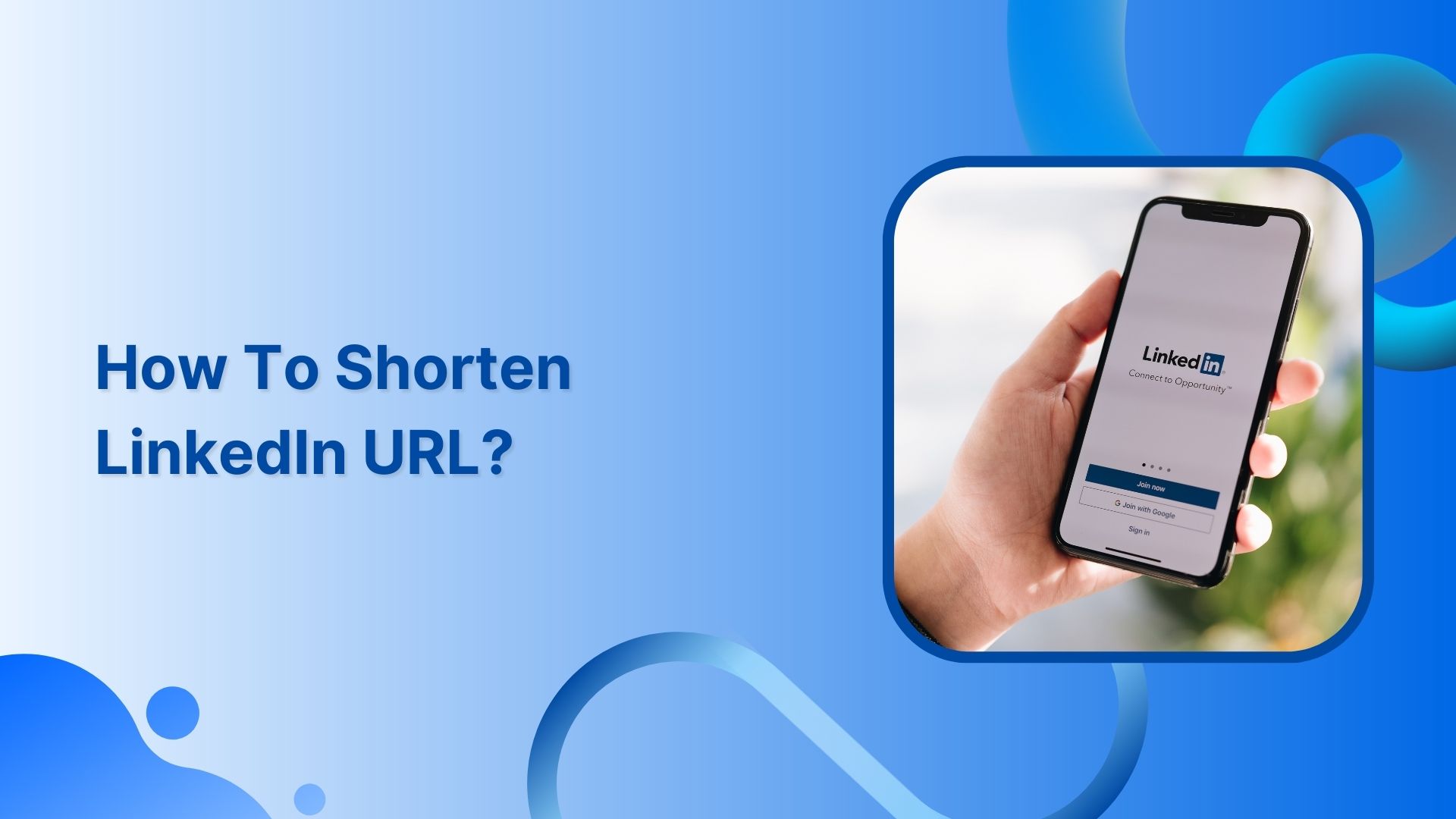 How to shorten LinkedIn URL?