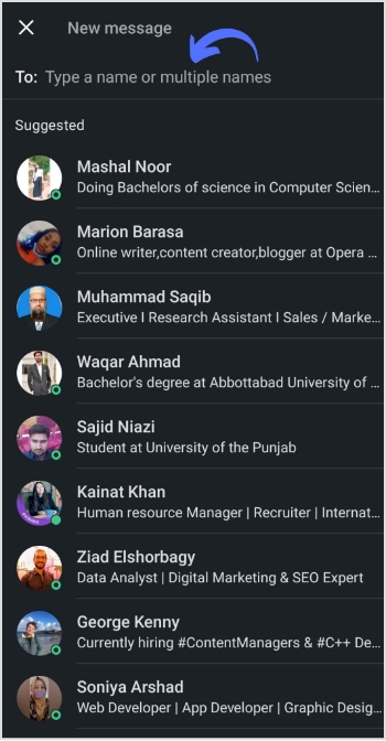 names of persons