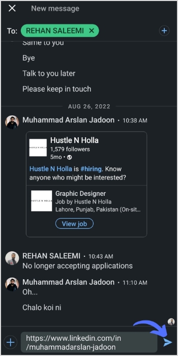 send icon