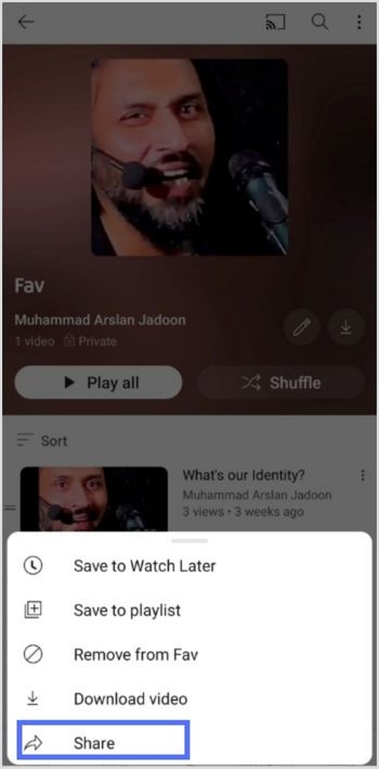 tap share