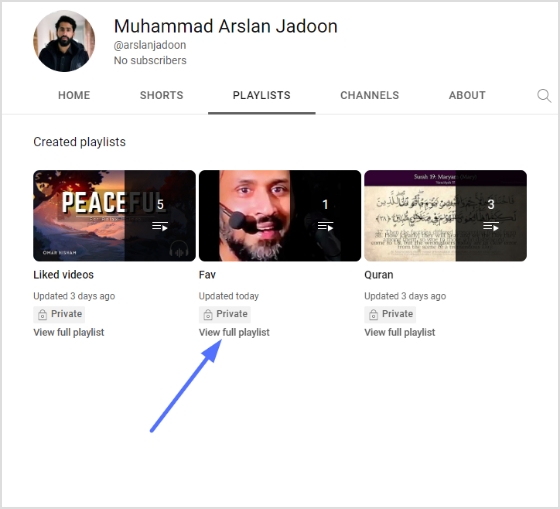 view full playlist