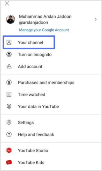 your channel