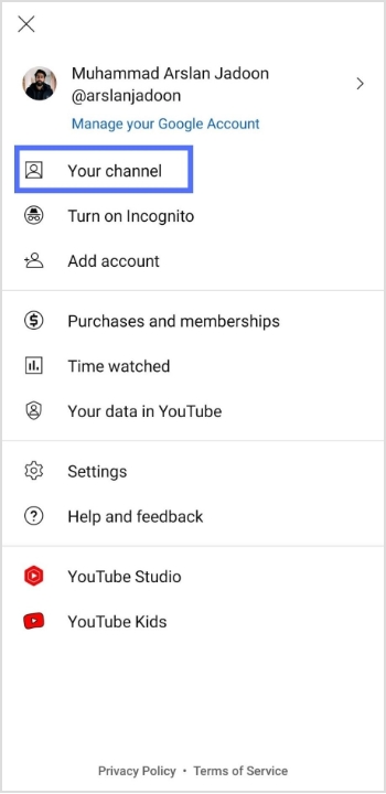 your channel