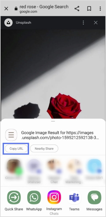 copy url