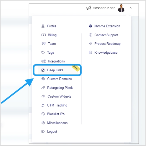 Go-to-dashboard-and-select-deeplinks