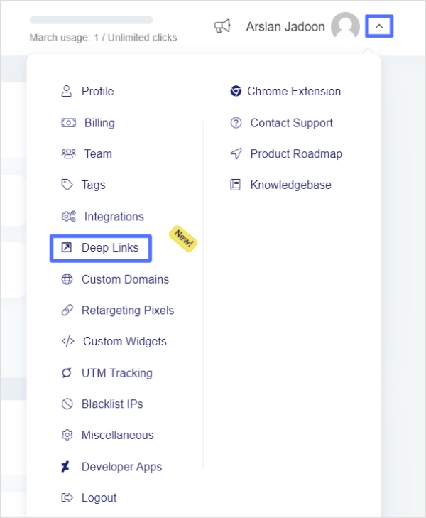 choose-deep-link-feature