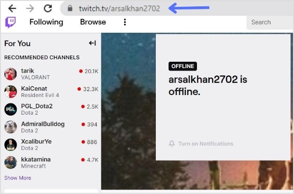 Twich-channel-url