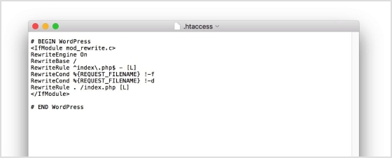 open-htaccess-file