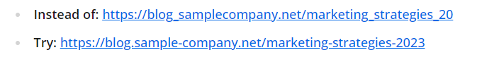 Friendly URL Example 2