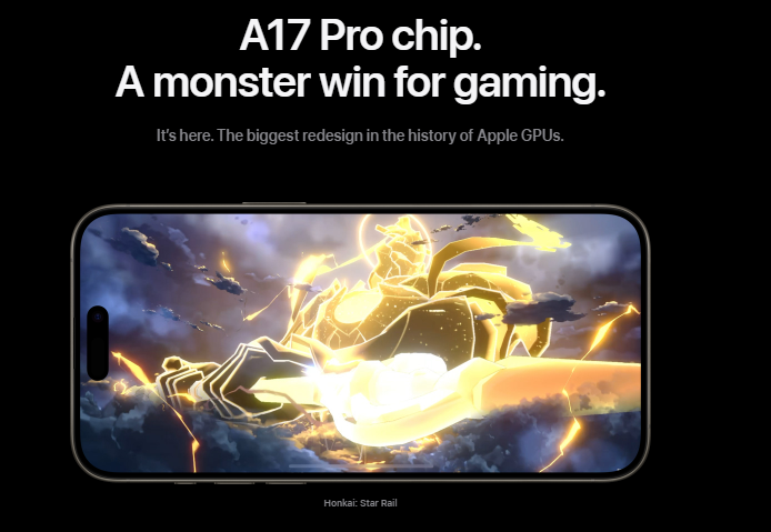 High converting landing page example of Apple