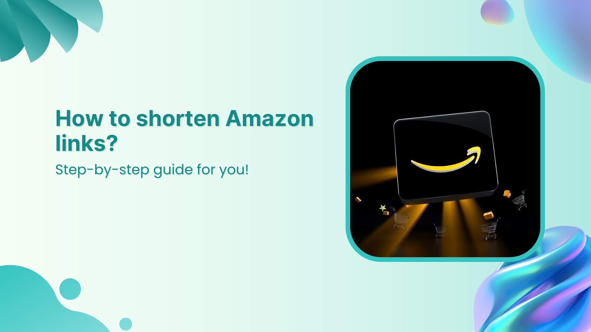 How to shorten Amazon links?