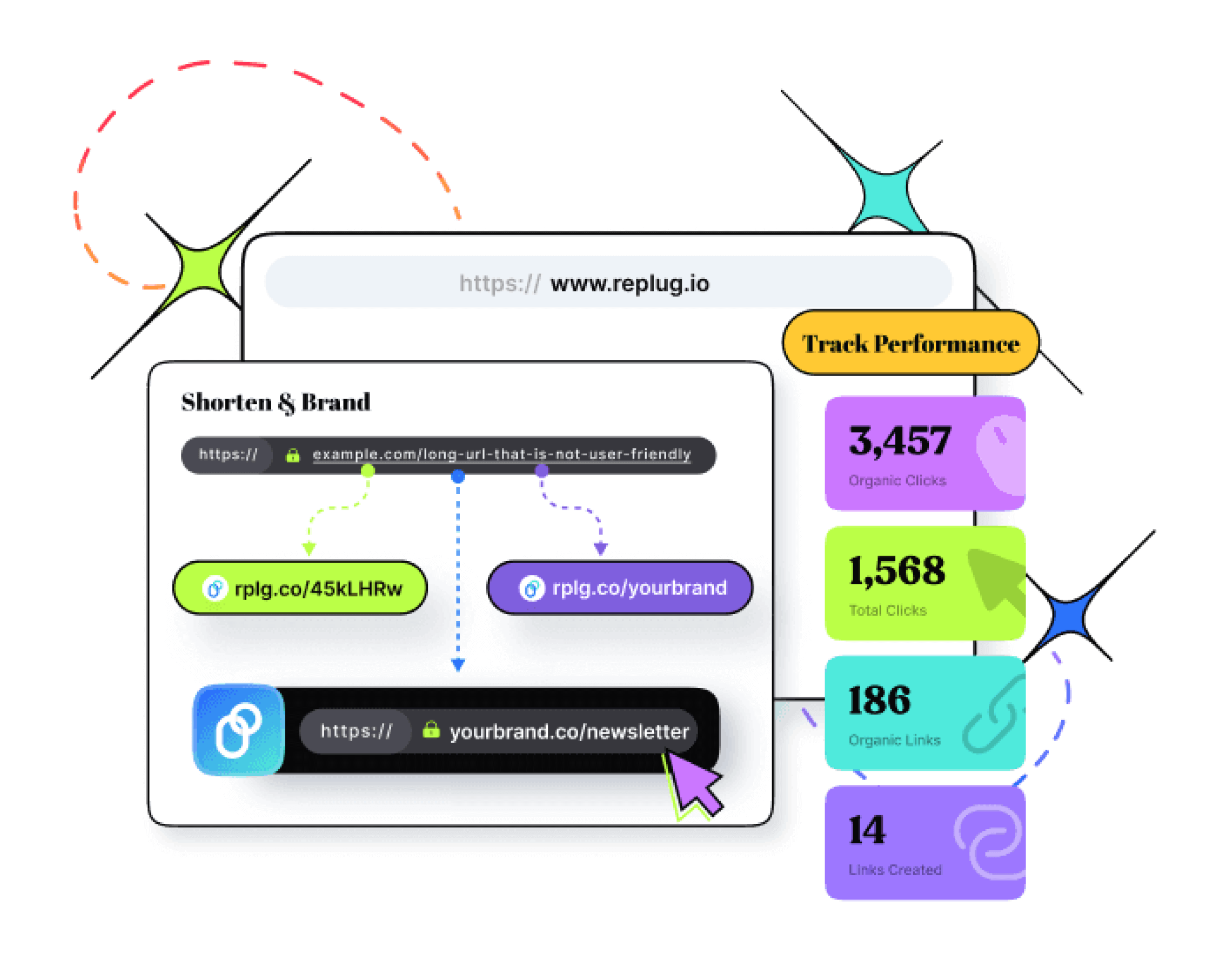 Replug Branded Short Links CTA